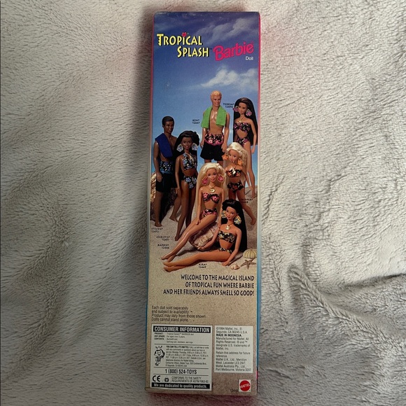 NIB 1994 Scented Tropical Splash Barbie - Picture 6 of 9